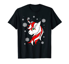 Ladda upp bild till gallerivisning, Funny shirts V-neck Tank top Hoodie sweatshirt usa uk au ca gifts for Christmas Unicorn Fun Girls Kids Snowflake Holiday Xmas T-Shirt 1053320
