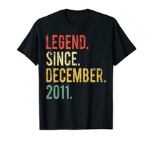 Ladda upp bild till gallerivisning, 8 years old Gifts Shirt- Legend Since December 2011 T-Shirt 563297
