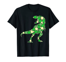 Ladda upp bild till gallerivisning, Green Polka Dot T Rex Dinosaur International Dot Day T-Shirt 77422
