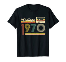 Ladda upp bild till gallerivisning, 50th Birthday Gifts Cassette Vintage 1970 50 Years Old T-Shirt-160783
