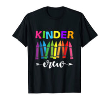 Ladda upp bild till gallerivisning, Kinder Crew Kindergarten Teacher T-Shirt 1st Day of School 277943
