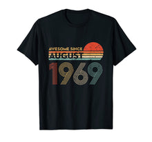 Ladda upp bild till gallerivisning, Vintage Awesome Since August 1969 Shirt 50th Birthday Gift 96989
