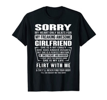 Ladda upp bild till gallerivisning, Sorry My Heart Only Beats for My Freaking Awesome Girlfriend T-Shirt-271491
