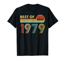 Ladda upp bild till gallerivisning, Happy 40th Birthday Vintage Since 1979 T-Shirt 70s Retro T-Shirt 271241
