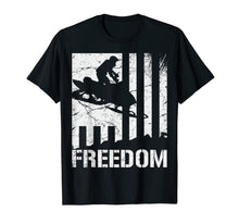 Ladda upp bild till gallerivisning, Snowmobile T Shirt Snowmobiling Freedom Flag-365744
