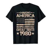 Ladda upp bild till gallerivisning, Funny Born in 1980 40 Years Old 40th Birthday Gifts Him Her T-Shirt-1355180
