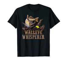 Ladda upp bild till gallerivisning, Large Walleye With Fishing Lure T-Shirt 1150974
