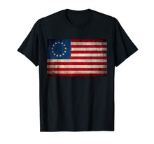 Ladda upp bild till gallerivisning, Old Glory First American Betsy Ross Flag T-Shirt 77510

