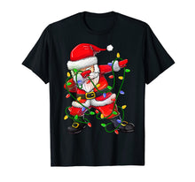 Ladda upp bild till gallerivisning, Dabbing Santa Shirt for Boys Girls Christmas Tree Lights T-Shirt-250715
