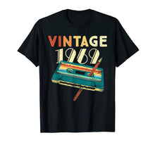 Ladda upp bild till gallerivisning, Vintage 1969 Music Cassette 50th Birthday Gifts 50 Years Old T-Shirt 132987
