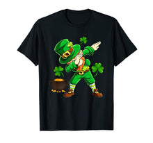 Ladda upp bild till gallerivisning, Funny Dabbing Leprechaun Saint Patrick&#39;s Day Shamrock Gifts TShirt291473
