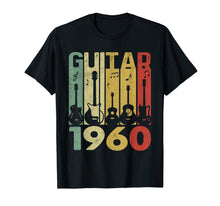 Ladda upp bild till gallerivisning, Distressed Vintage Guitar 1960 60th Birthday Gifts Guitarist T-Shirt-5350111
