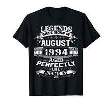 Ladda upp bild till gallerivisning, Vintage 25th Birthday August 1994 Shirt 25 Years Old Gift 771928
