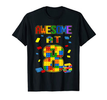 Ladda upp bild till gallerivisning, Birthday Shirt For Kids 8 Building Blocks Bricks Theme Party T-Shirt-435429
