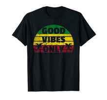Ladda upp bild till gallerivisning, Good Vibes Only Rasta Jamaican Reggae T-Shirt 372793
