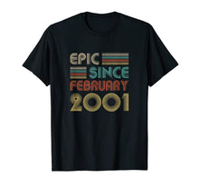 Ladda upp bild till gallerivisning, Epic Since February 2001 Vintage 19th Birthday Gifts T-Shirt-2766117
