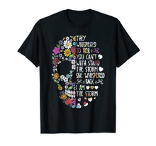Ladda upp bild till gallerivisning, They Whispered To Her Flower Skull Tshirt 150779
