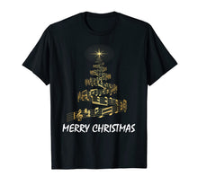 Ladda upp bild till gallerivisning, Funny shirts V-neck Tank top Hoodie sweatshirt usa uk au ca gifts for Music Note Tree Wish You A Merry Christmas Musical Gift T-Shirt 1136037
