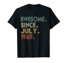 Ladda upp bild till gallerivisning, Awesome Since July 1969 Shirt 50th Birthday Gifts 50 Yrs Old 68252
