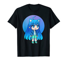 Ladda upp bild till gallerivisning, Cute Chibi style Kawaii Anime Girl AquaChan T-Shirt 1323018
