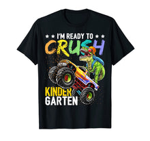 Ladda upp bild till gallerivisning, Kindergarten Dinosaur Monster Truck Back to School Shirt Boy 84223
