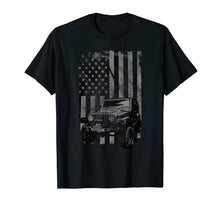 Ladda upp bild till gallerivisning, Vintage US Flag Jeeps Shirt - Jeeps Enthusiast T Shirt 96405
