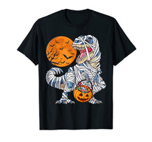 Ladda upp bild till gallerivisning, Halloween Shirts for Boys Kids Dinosaur T rex Mummy Pumpkin 95665
