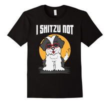 Ladda upp bild till gallerivisning, Shih tzu Shirt - I Shitzu Not Shirt - Dog tshirt 855647
