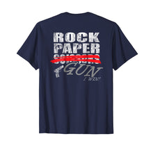Ladda upp bild till gallerivisning, Funny shirts V-neck Tank top Hoodie sweatshirt usa uk au ca gifts for Rock, Paper, GUN! Funny Pro-Gun 2nd Amendment T-Shirt 1364751
