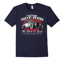 Ladda upp bild till gallerivisning, Funny shirts V-neck Tank top Hoodie sweatshirt usa uk au ca gifts for Vintage Hot Rod Old Steel is Real T-Shirt 2851209
