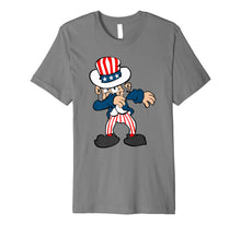 Ladda upp bild till gallerivisning, Dabbing Uncle Sam Fourth of July USA Flag Labor Memorial Day Premium T-Shirt 1905966
