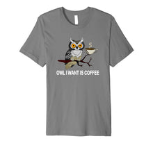 Ladda upp bild till gallerivisning, Funny shirts V-neck Tank top Hoodie sweatshirt usa uk au ca gifts for Coffee T shirt - Funny Coffee T-shirt - Owl Coffee Tee 1037185
