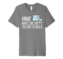 Ladda upp bild till gallerivisning, Funny shirts V-neck Tank top Hoodie sweatshirt usa uk au ca gifts for Anime Shirt | Anime Makes Me Happy 1086449
