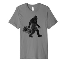 Ladda upp bild till gallerivisning, Retro Bigfoot Boom Box Silhouette T-Shirt - Believe! 324895
