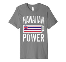 Ladda upp bild till gallerivisning, Funny shirts V-neck Tank top Hoodie sweatshirt usa uk au ca gifts for Hawaii Flag T-Shirt | Hawaiian Power Battery Proud Tee 2732142
