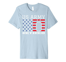Ladda upp bild till gallerivisning, US American Flag Patriotism Dog Tag Veteran Army Retirement  Premium T-Shirt 1036032
