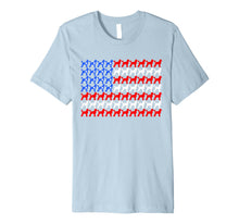 Ladda upp bild till gallerivisning, Poodle 4th of July USA American Flag Patriotic Men Women Dog Premium T-Shirt 427160
