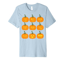 Ladda upp bild till gallerivisning, Funny shirts V-neck Tank top Hoodie sweatshirt usa uk au ca gifts for Pumpkin Emojis Halloween Shirt | Funny Carved Pumpkins Gift 2101100
