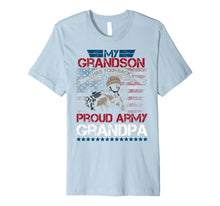 Ladda upp bild till gallerivisning, USA My Grandson Has Your Back Proud Army Grandpa Shirt Gift 1438899
