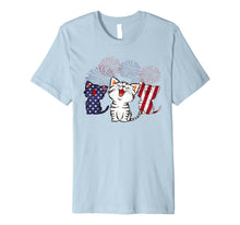 Ladda upp bild till gallerivisning, Smile Cat Gift Shirt American Flag With Firework 4th of July Premium T-Shirt 978514

