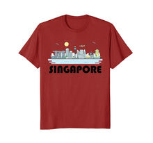 Ladda upp bild till gallerivisning, Funny shirts V-neck Tank top Hoodie sweatshirt usa uk au ca gifts for Singapore Skyline Cityscape Skyscrapers Cool T-Shirt Tee 1813988
