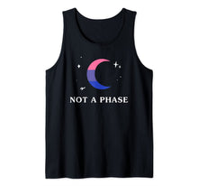 Ladda upp bild till gallerivisning, Not A Phase Bisexual LGBTQ Bi Pride Flag Moon Tank Top 226884
