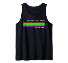 Ladda upp bild till gallerivisning, The First Gay Pride was a Riot - LGBT Rainbow Flag Tank Top 146954
