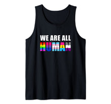 Ladda upp bild till gallerivisning, WE ARE ALL HUMAN Flag LGBT Gay Pride Tank Top 98288
