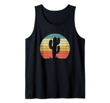Ladda upp bild till gallerivisning, Saguaro Cactus Cactus Sunset Opuntia Cactaceae Retro T-Shirt Tank Top 47503
