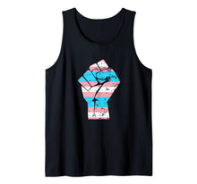 Ladda upp bild till gallerivisning, Resist Fist Transgender Flag Trans Pride Tank Top 234013
