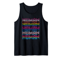 Ladda upp bild till gallerivisning, HUMAN Flag LGBT SHIRT Gay Pride Month Transgender RAINBOW  Tank Top 98167
