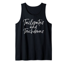 Ladda upp bild till gallerivisning, Game Day Apparel for Women Cute Tailgates and Touchdowns Tank Top 500876
