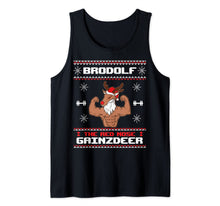 Ladda upp bild till gallerivisning, Funny shirts V-neck Tank top Hoodie sweatshirt usa uk au ca gifts for Brodolf The Red Nose Gainzdeer Gym Ugly Christmas Sweater Tank Top 122506
