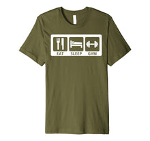 Ladda upp bild till gallerivisning, Funny shirts V-neck Tank top Hoodie sweatshirt usa uk au ca gifts for EAT SLEEP GYM - Motivation Premium T-Shirt 2595700
